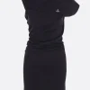 Abiti>VIVIENNE WESTWOOD abito asimmetrico Hebo in cotone organico Nero