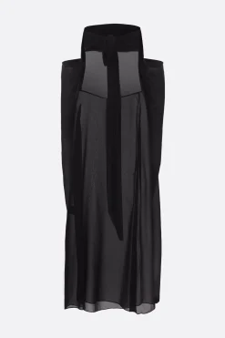 Abiti>CHRISTOPHER ESBER abito bustier in seta Nero