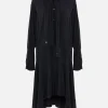 Abiti>ACNE STUDIOS abito chemisier in crepe de chine Nero