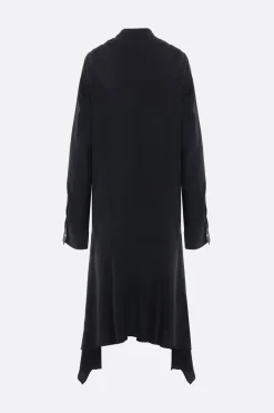 Abiti>ACNE STUDIOS abito chemisier in crepe de chine Nero