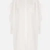 Abiti>TAO COMME DES GARÇONS abito chemisier in popeline Bianco