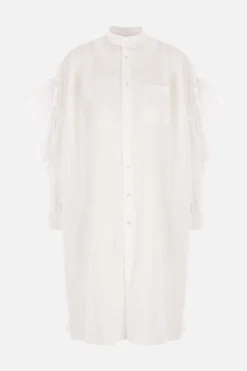Abiti>TAO COMME DES GARÇONS abito chemisier in popeline Bianco
