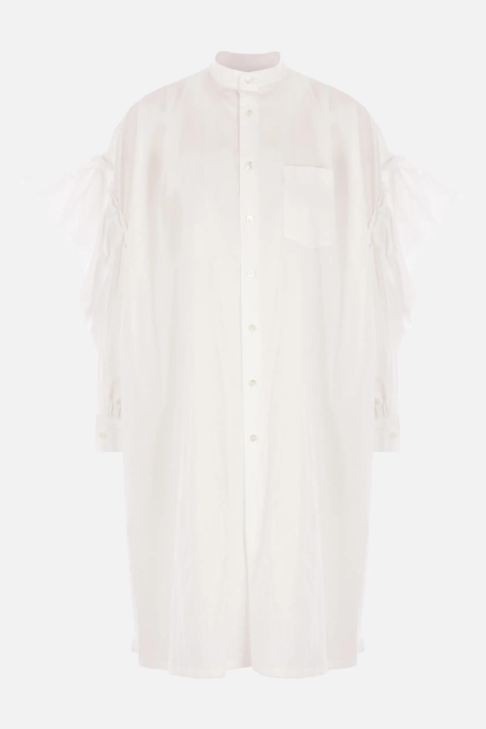 Abiti>TAO COMME DES GARÇONS abito chemisier in popeline Bianco