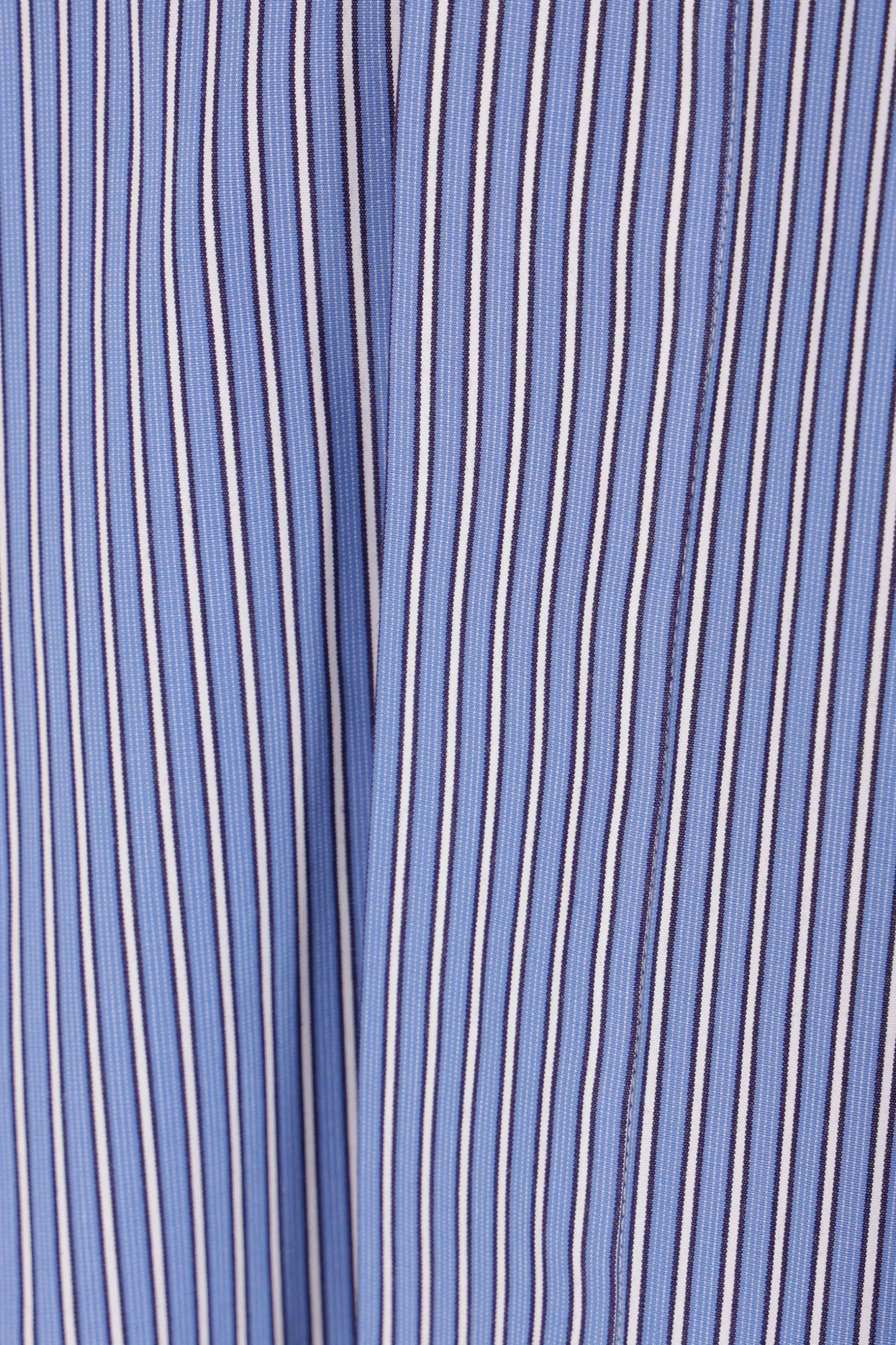 Abiti>SACAI abito chemisier in popeline a righe Blu