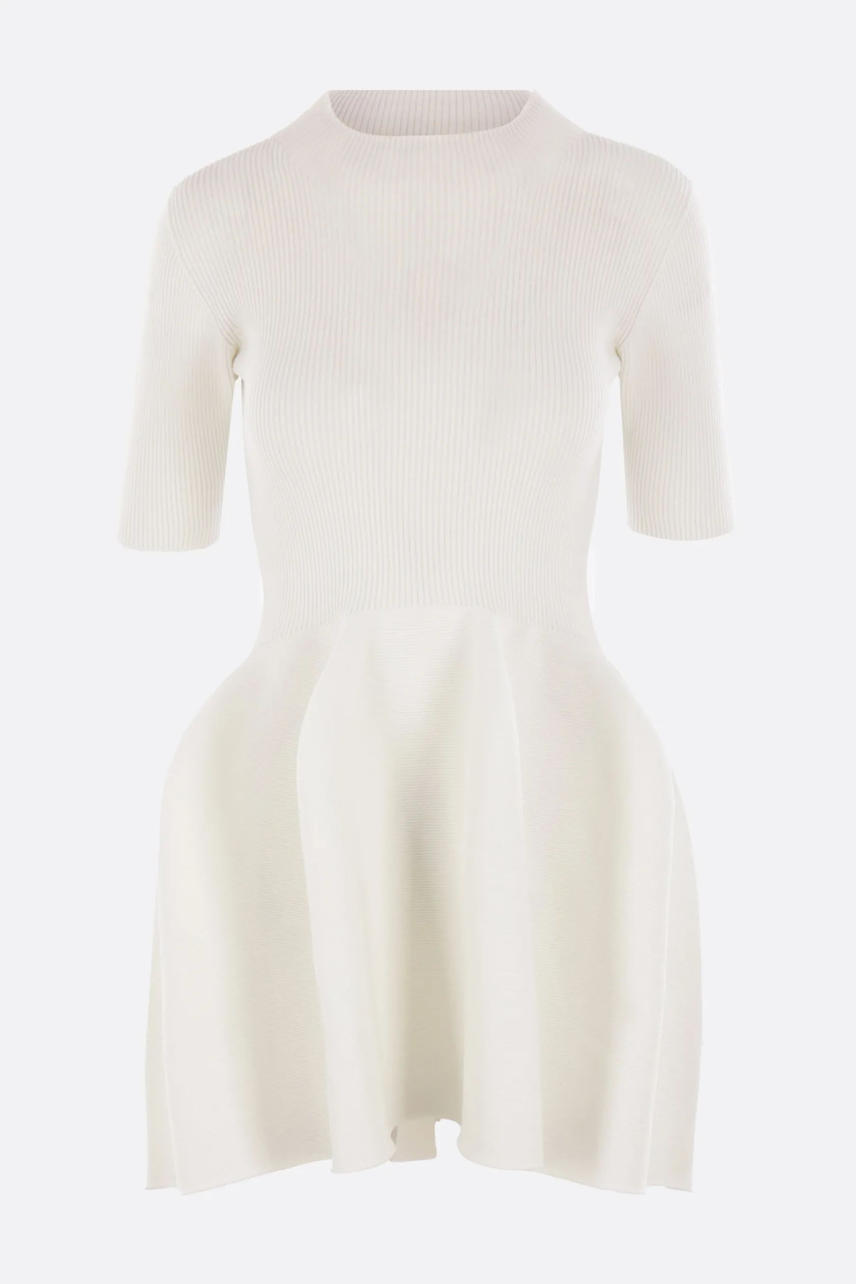 Abiti>CFCL abito corto Pottery in maglia stretch Bianco