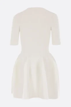 Abiti>CFCL abito corto Pottery in maglia stretch Bianco