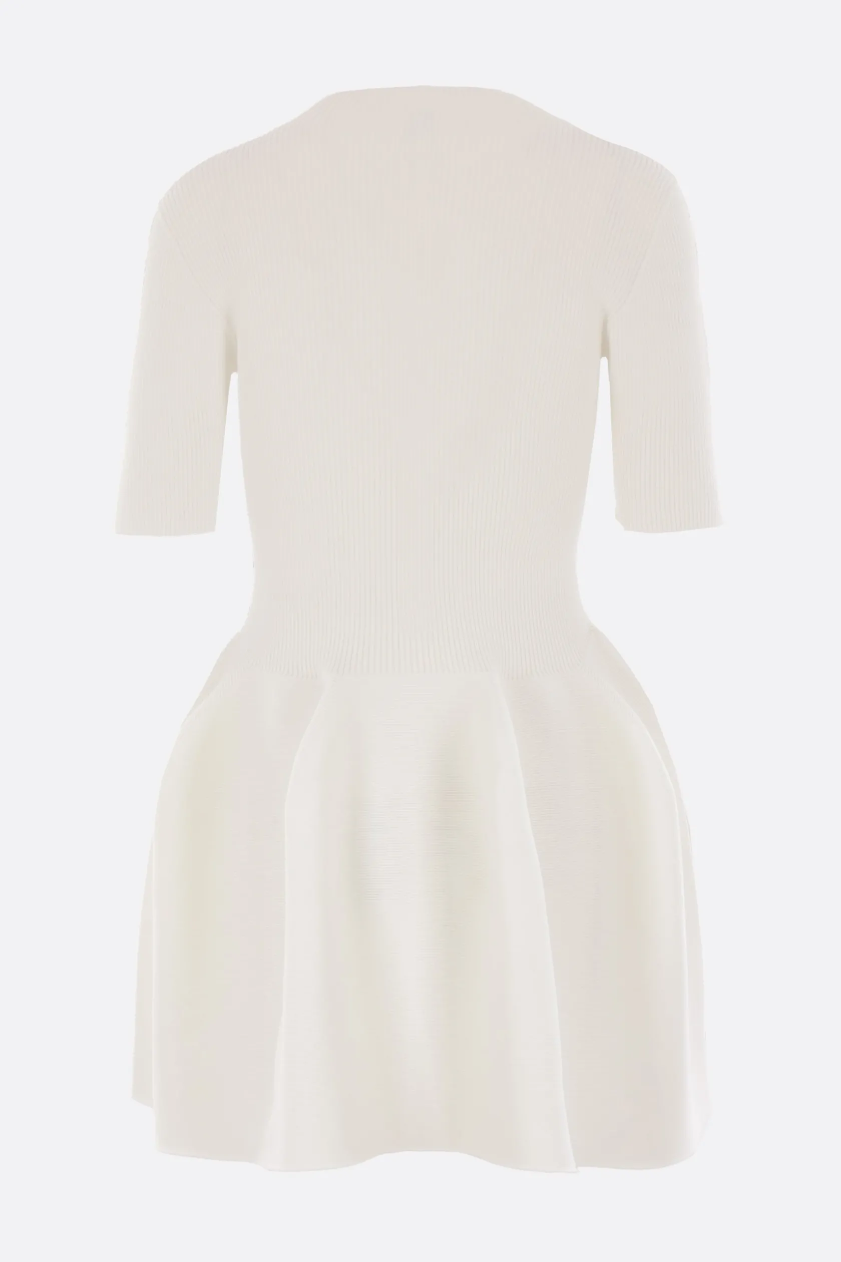 Abiti>CFCL abito corto Pottery in maglia stretch Bianco