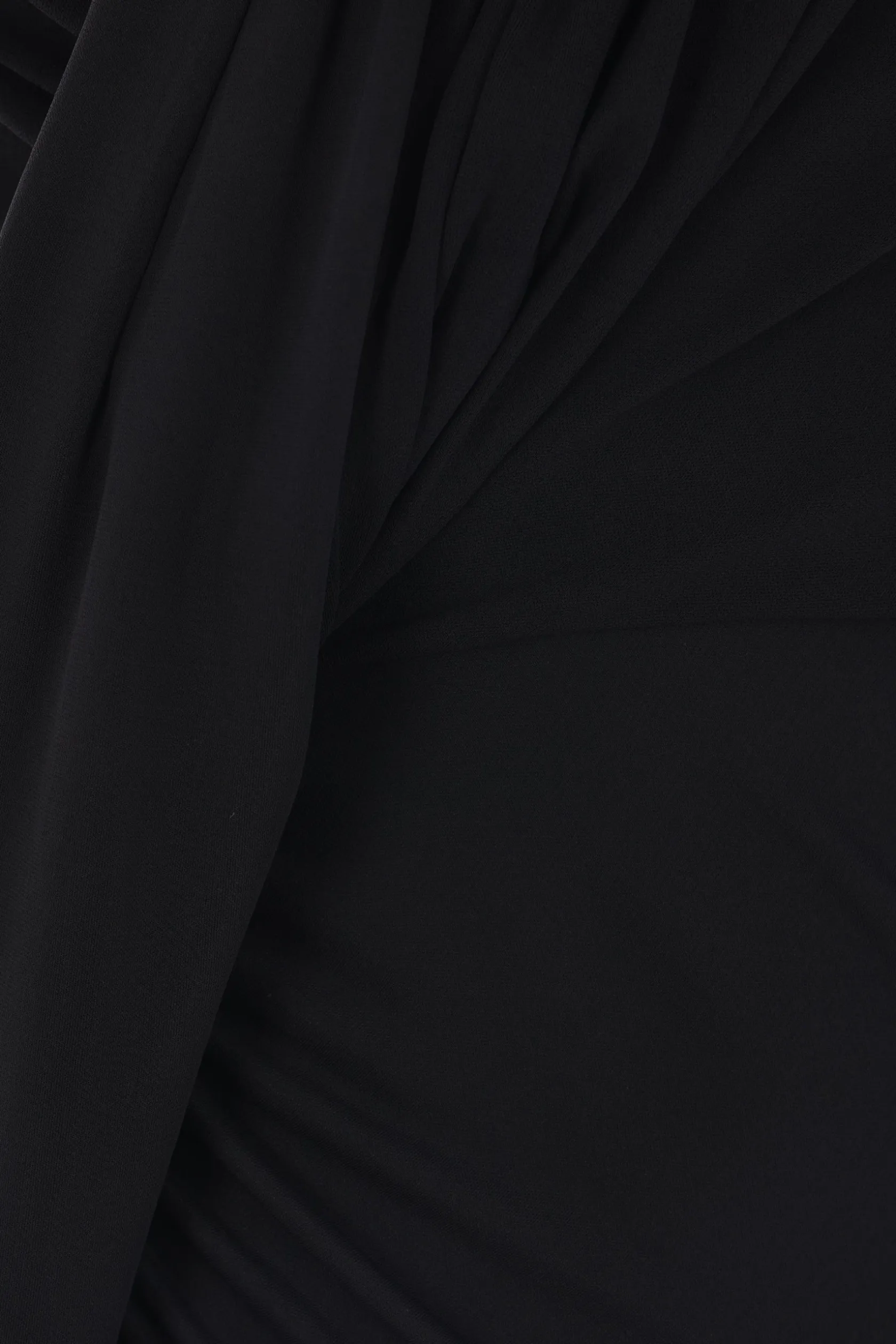 Abiti>BALENCIAGA abito drappeggiato in crêpe di jersey Nero