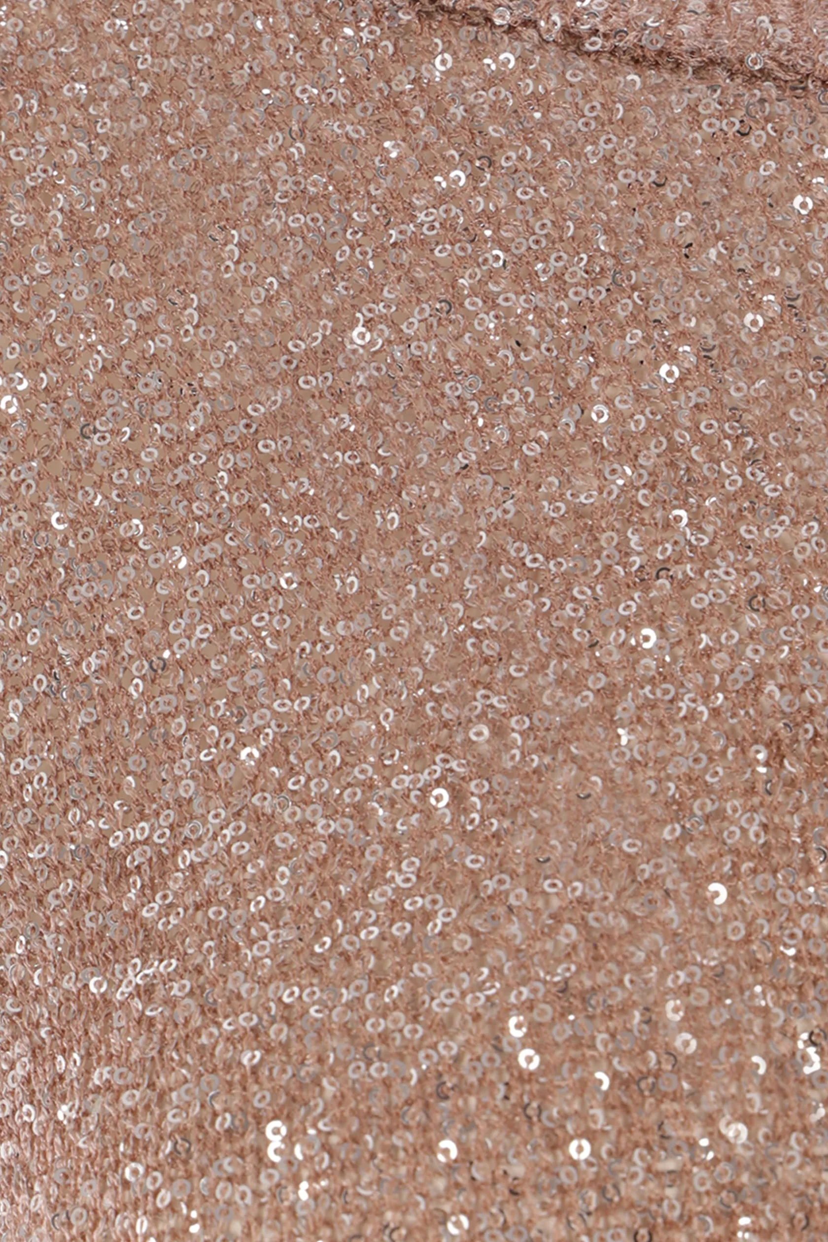 Abiti>BALENCIAGA abito lungo in maglia con paillettes Marrone