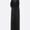 Abiti>BALENCIAGA abito lungo Patched Slip Nero