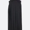 Abiti>COMME DES GARÇONS COMME des GARÇONS abito midi in drill plissé Nero