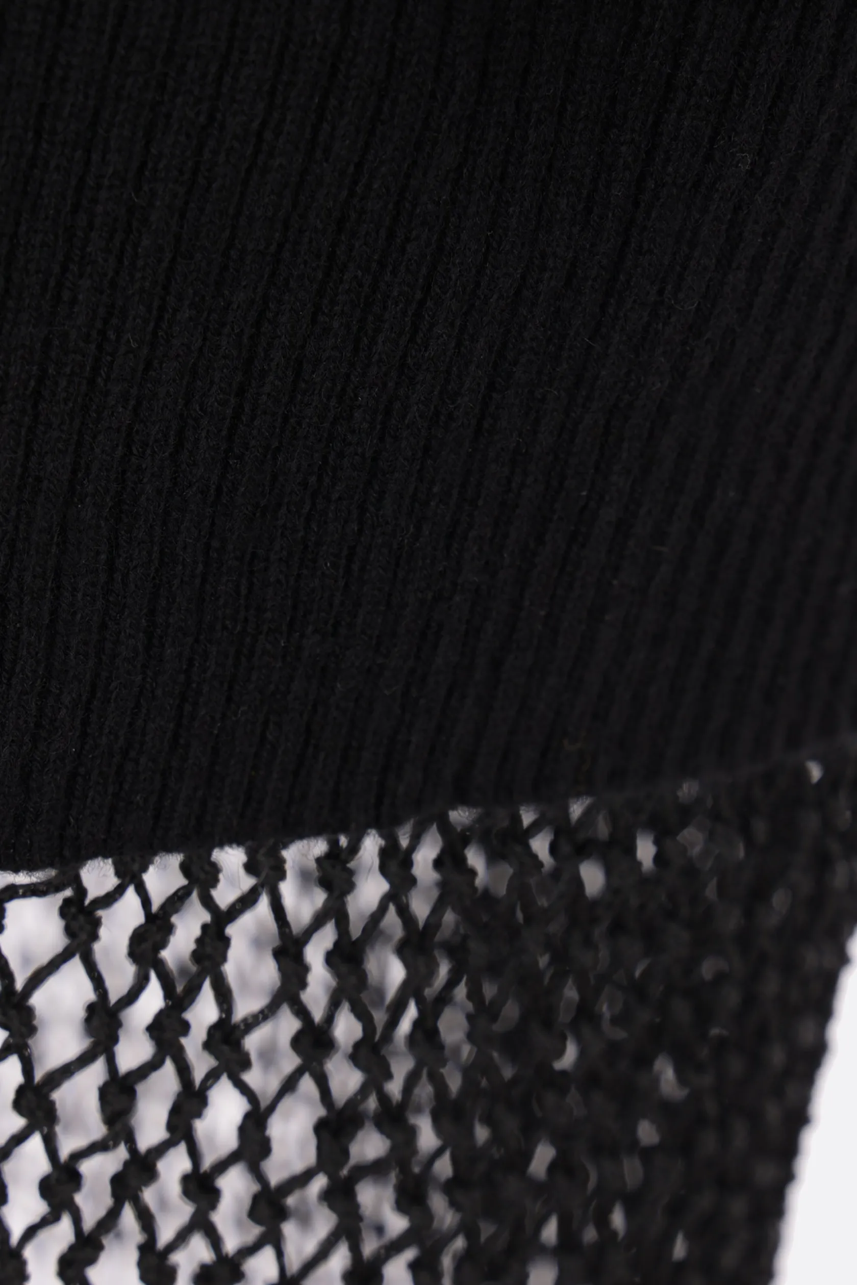 Abiti>CHRISTOPHER ESBER abito Monument in maglia e macramé Nero