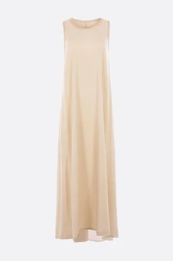 Abiti>UMA WANG abito smanicato Data in jersey e crepe de chine Marrone