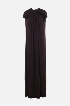 Abiti>JIL SANDER abito smanicato in jersey Nero
