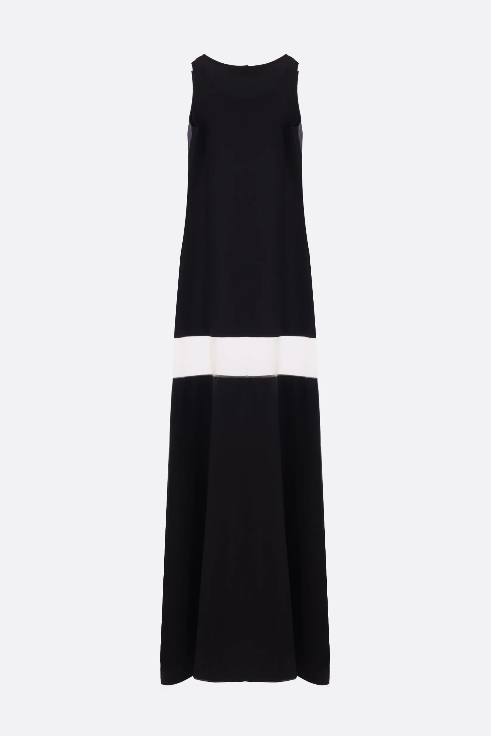 Abiti>DURAN LANTINK abito smanicato in jersey e mesh Nero