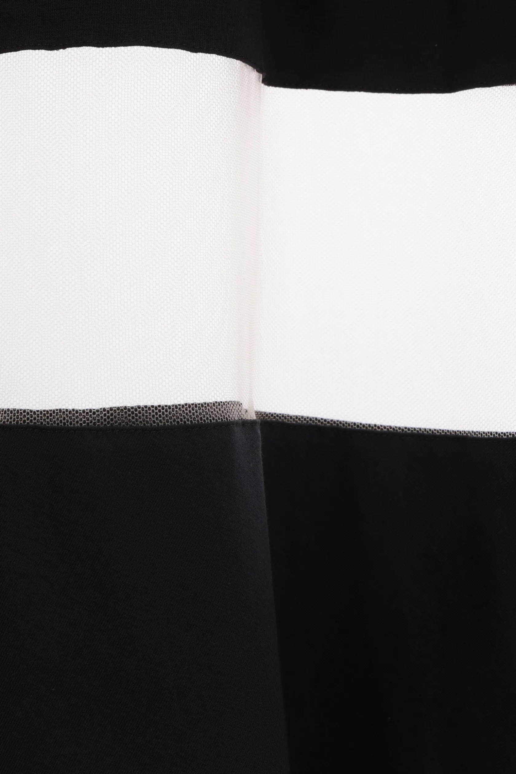 Abiti>DURAN LANTINK abito smanicato in jersey e mesh Nero