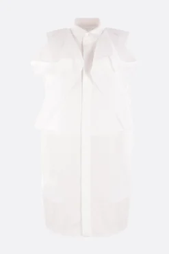 Abiti>SACAI abito smanicato in popeline Bianco