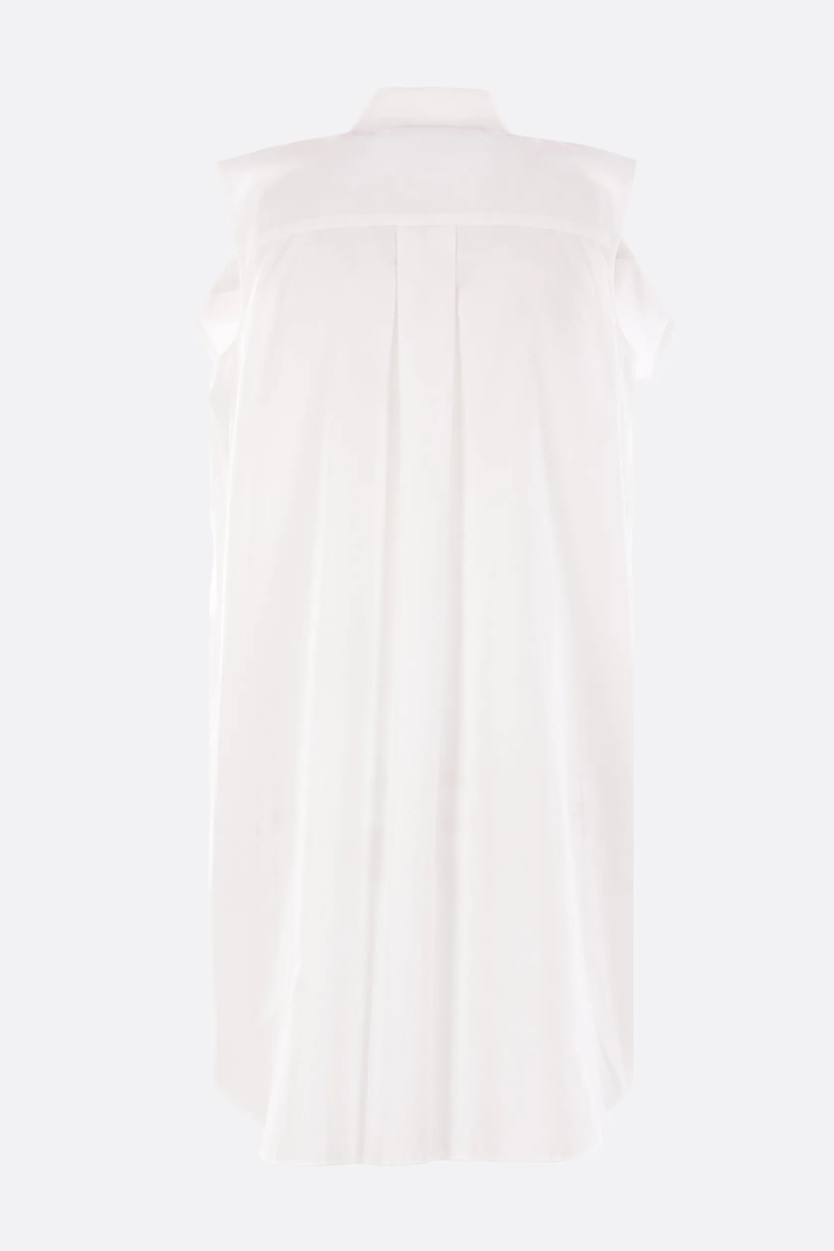 Abiti>SACAI abito smanicato in popeline Bianco