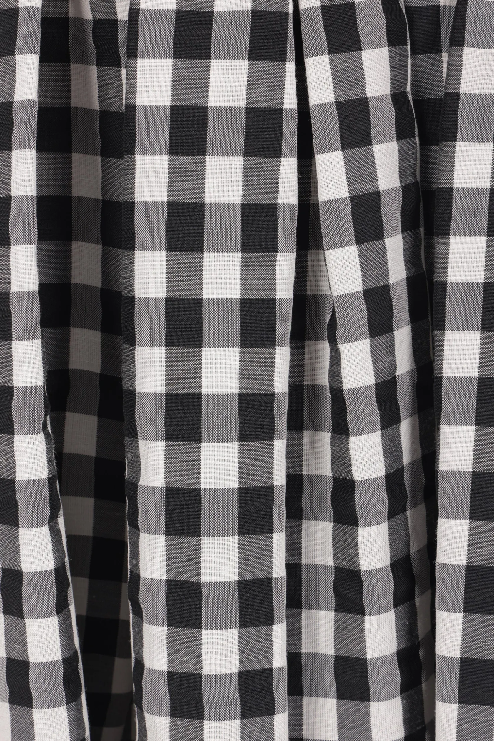 Abiti>TAO COMME DES GARÇONS abito smanicato in tela Vichy Nero