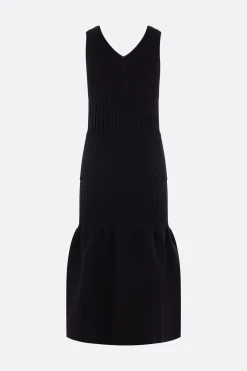 Abiti>CFCL abito smanicato Mermaid in maglia a coste Nero