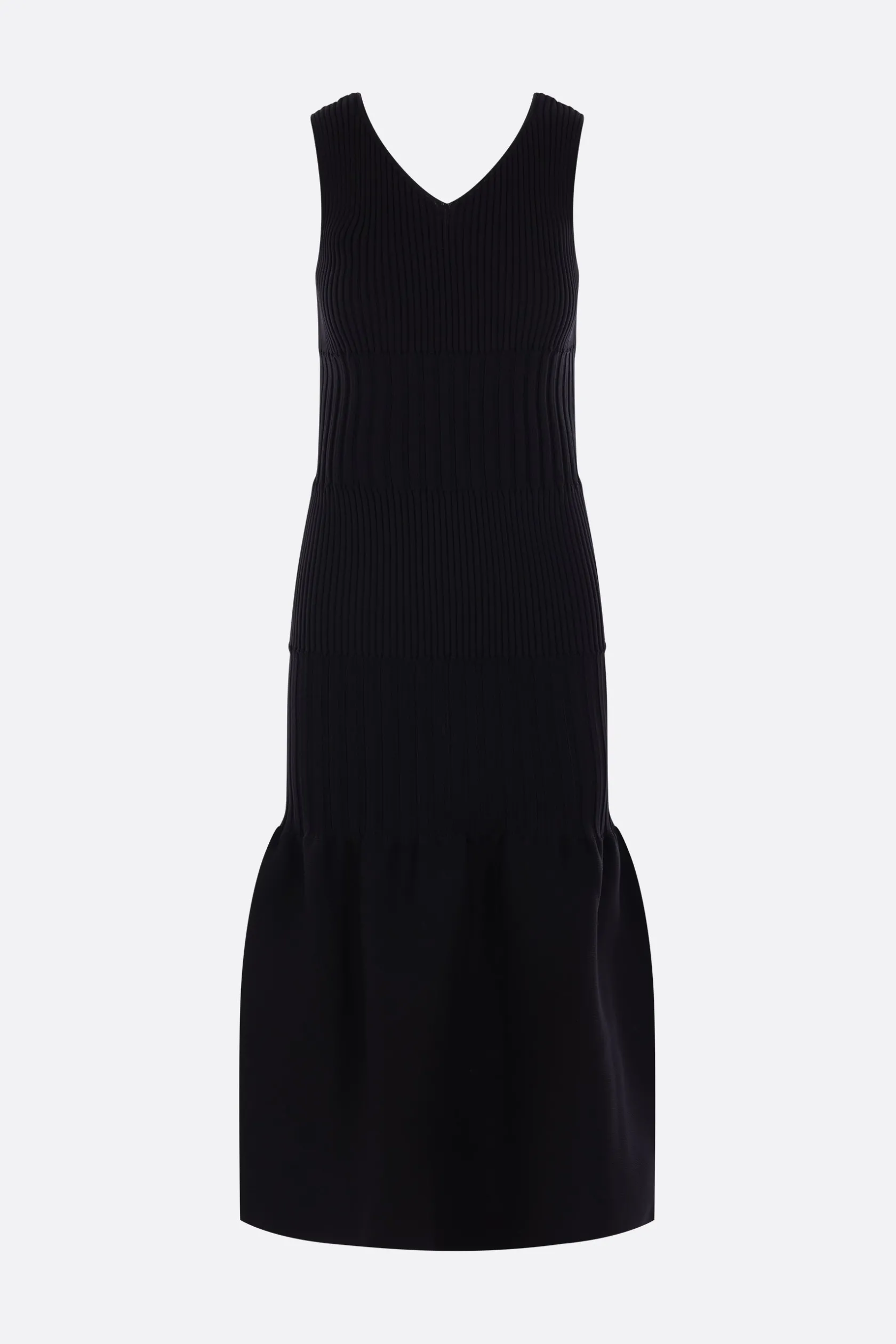 Abiti>CFCL abito smanicato Mermaid in maglia a coste Nero