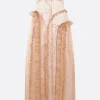 Abiti>CECILIE BAHNSEN abito smanicato Opal in organza Marrone