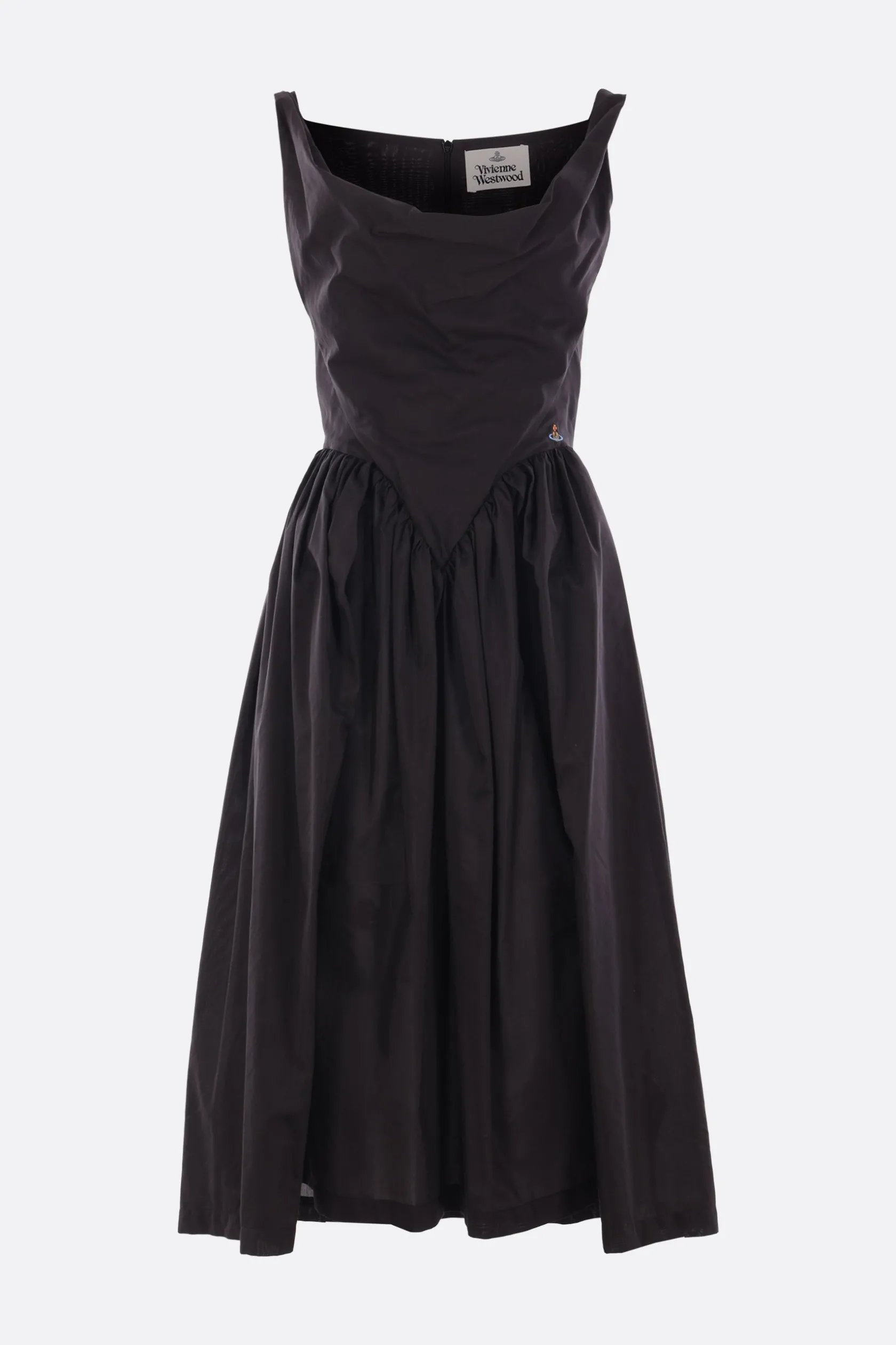 Abiti>VIVIENNE WESTWOOD abito smanicato Sunday in mussola Nero