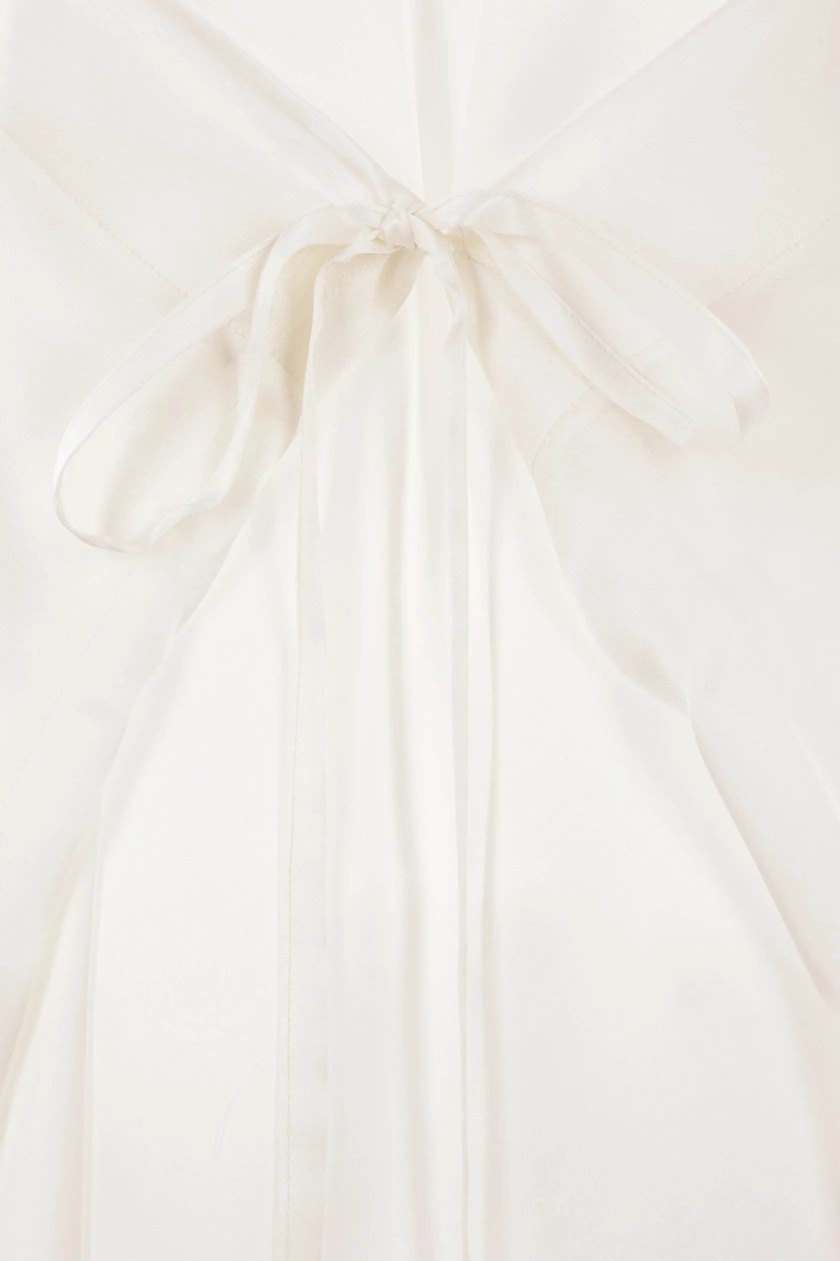Abiti>NICCOLÒ PASQUALETTI abito smanicato Tappeto in raso Bianco