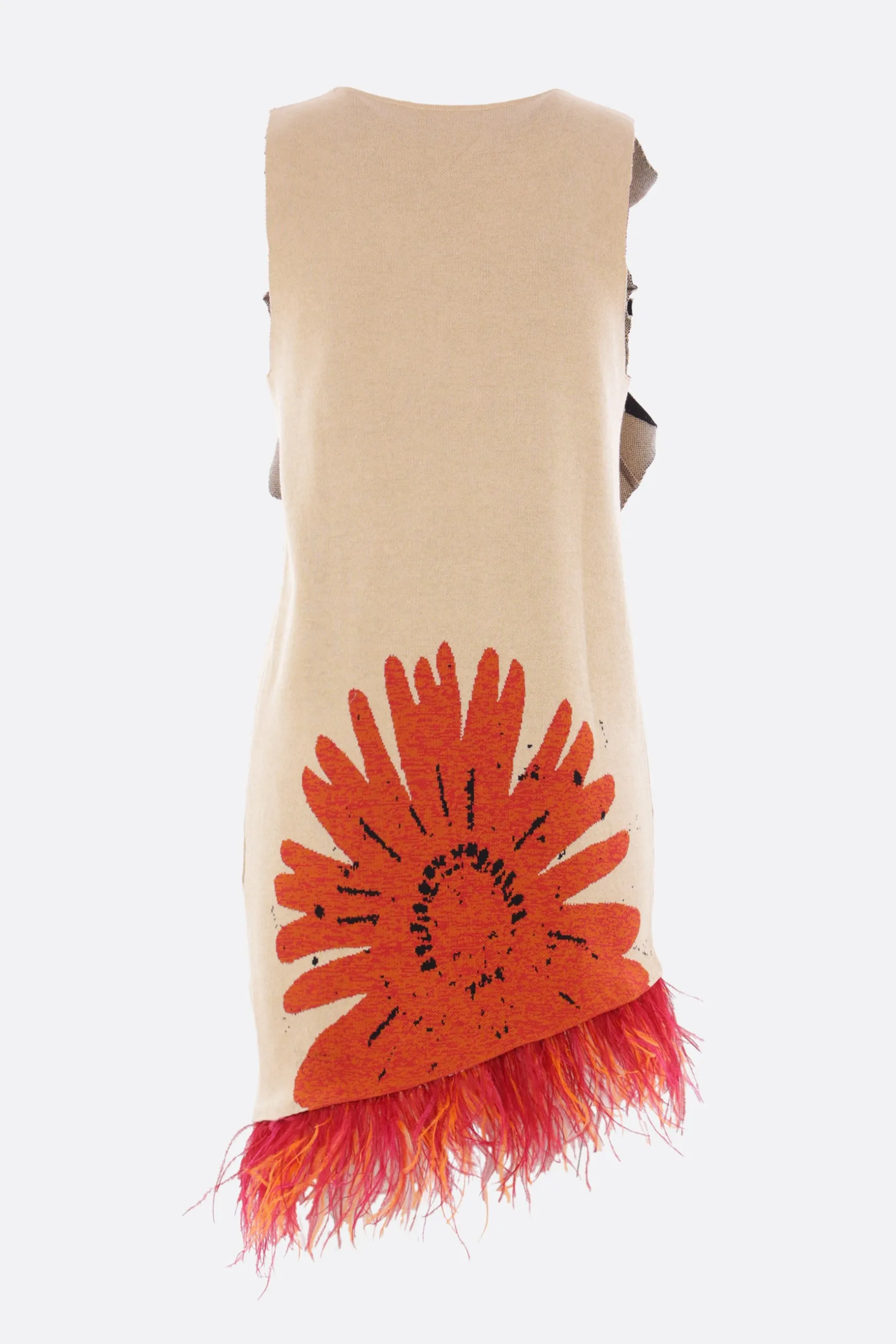 Abiti>ZOMER abito smanicato Title in maglia jacquard Multicolor