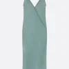 Abiti>RICK OWENS abito sottoveste in cupro Blu