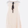 Abiti>JIL SANDER abito sottoveste in georgette Bianco