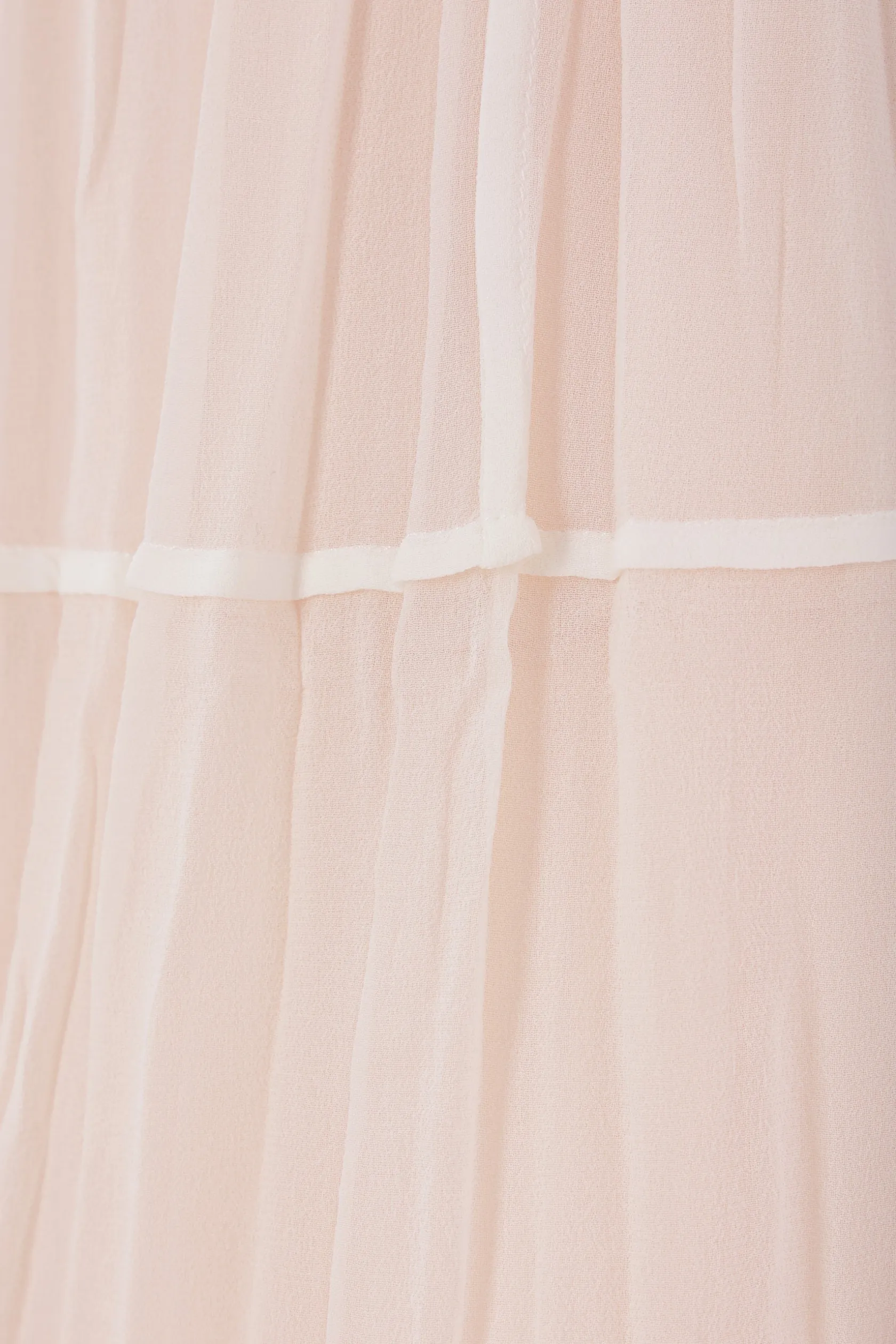 Abiti>JIL SANDER abito sottoveste in georgette Bianco