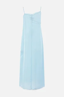 Abiti>MM6 abito sottoveste in seta Blu
