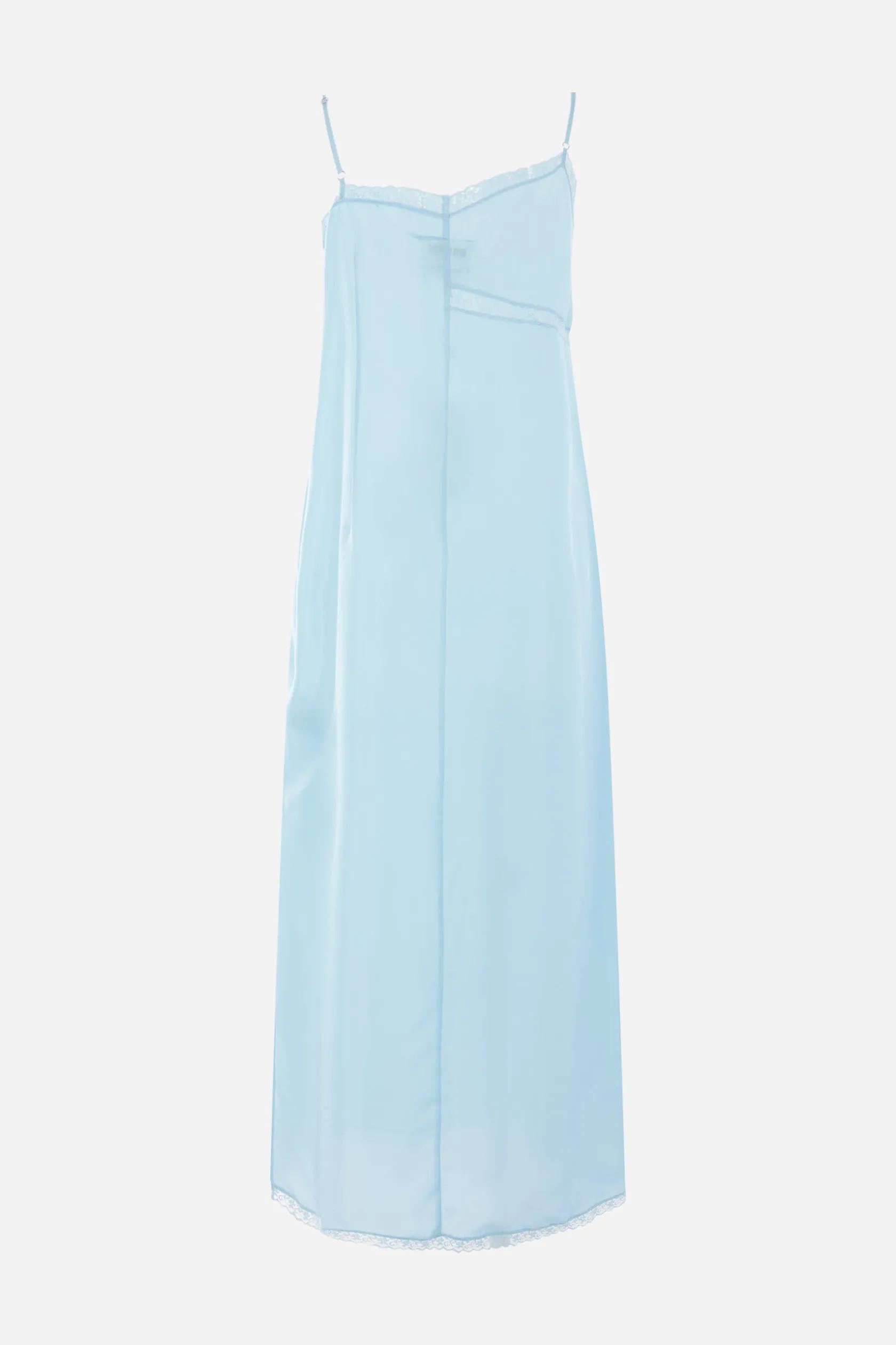 Abiti>MM6 abito sottoveste in seta Blu
