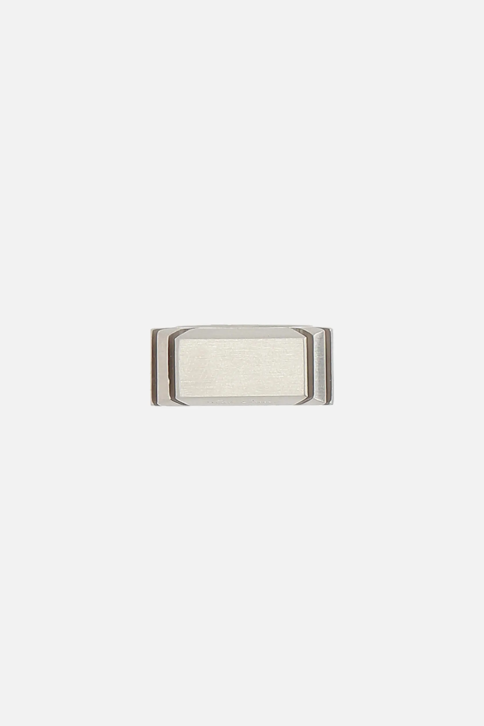 Gioielli>RICK OWENS anello Cut Beveled in ottone Argento