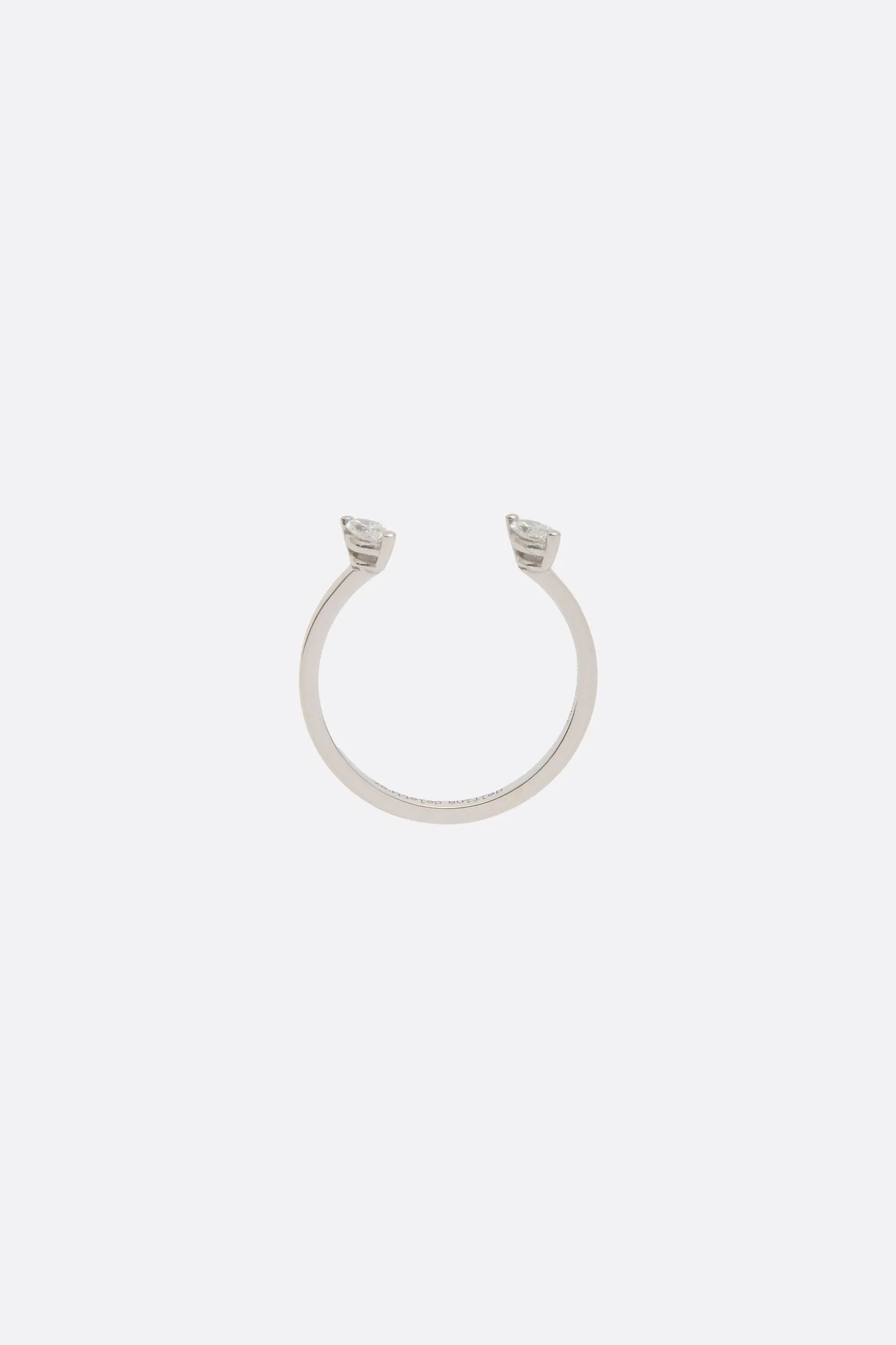 Gioielli>DELFINA DELETTREZ anello Dots Marquise Argento