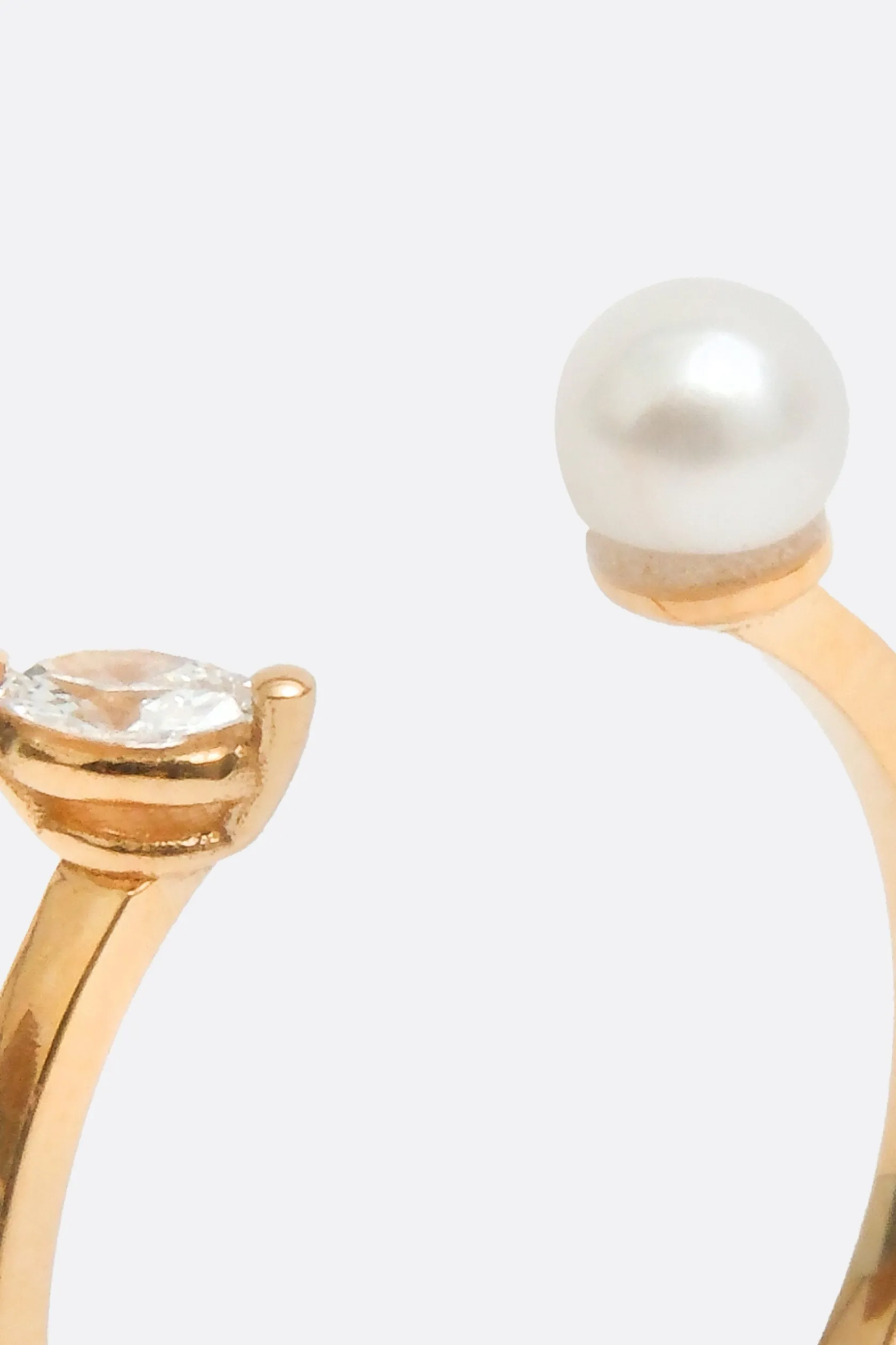 Gioielli>DELFINA DELETTREZ anello Dots Pearl and Marquise Oro