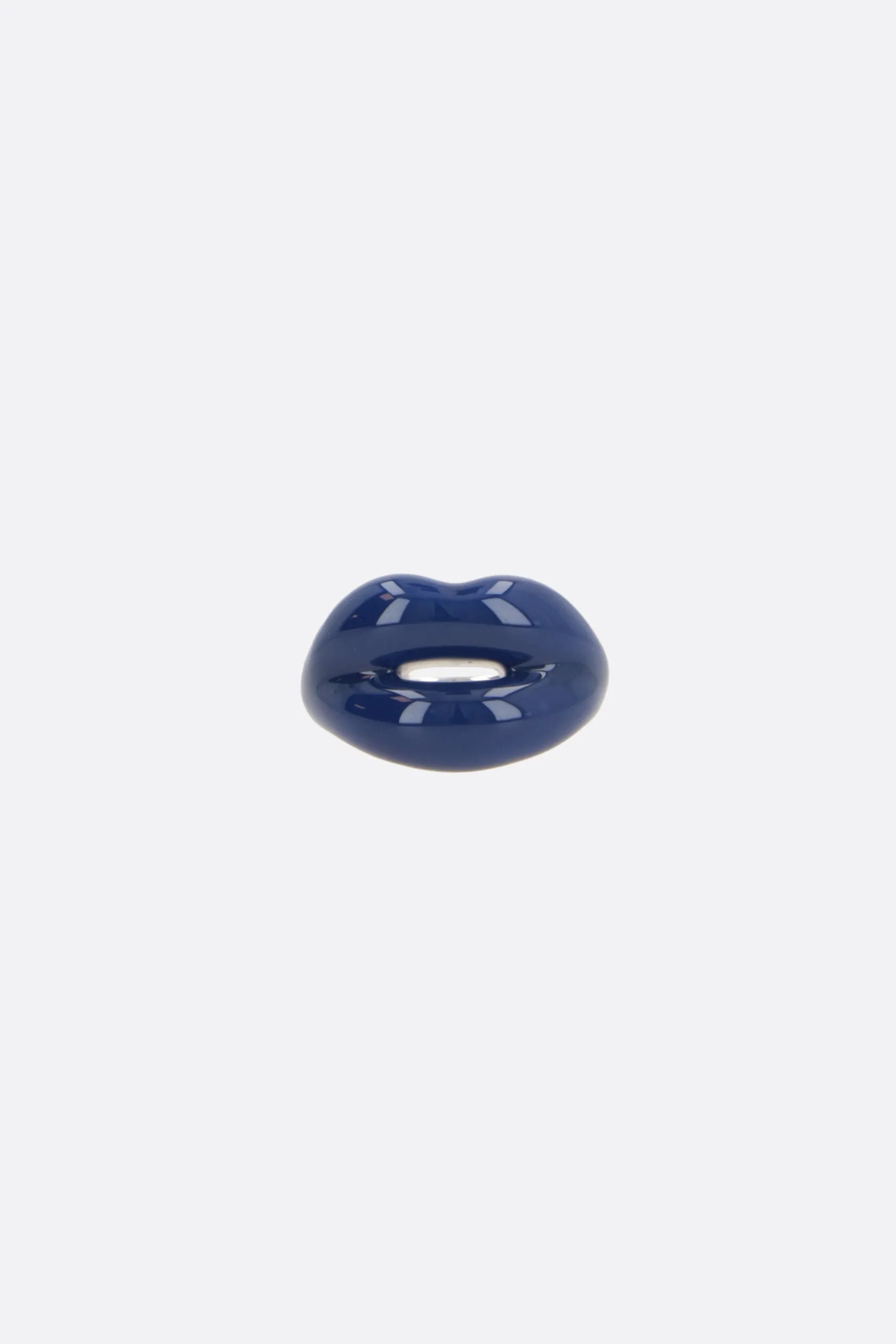 Gioielli>HOTLIPS BY SOLANGE anello Hotlips in argento smaltato Blu