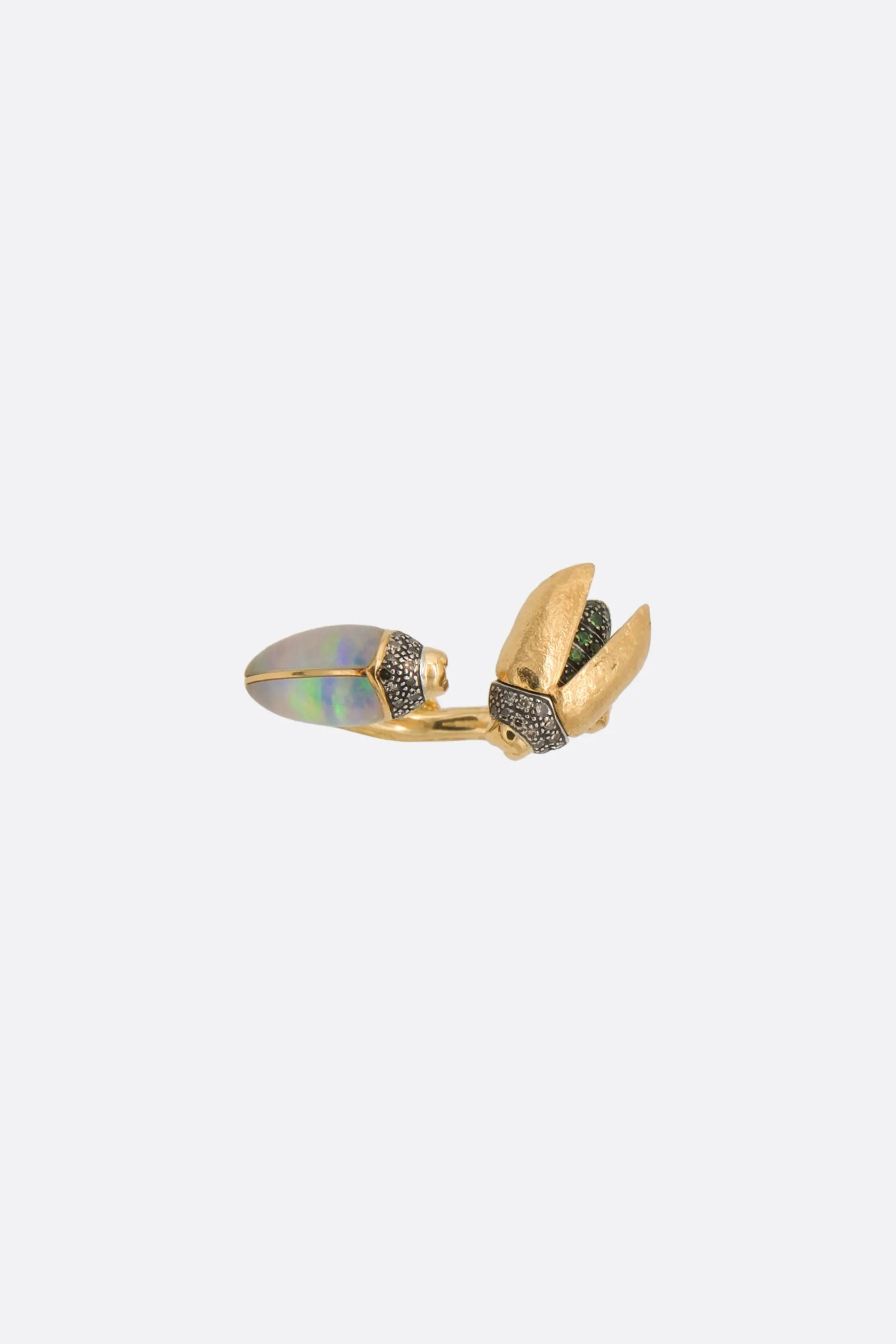Gioielli>BIBI VAN DER VELDEN anello Opal Scarab Floaty in 18k Oro