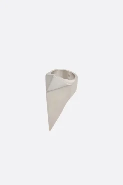 Gioielli>RICK OWENS anello Pyramid in ottone Argento