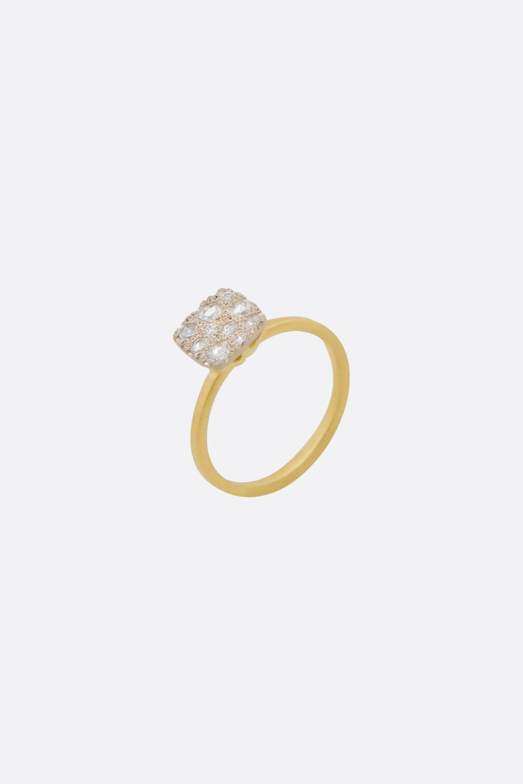 Gioielli>HUM anello Rosecut Diamond Pavé Oro