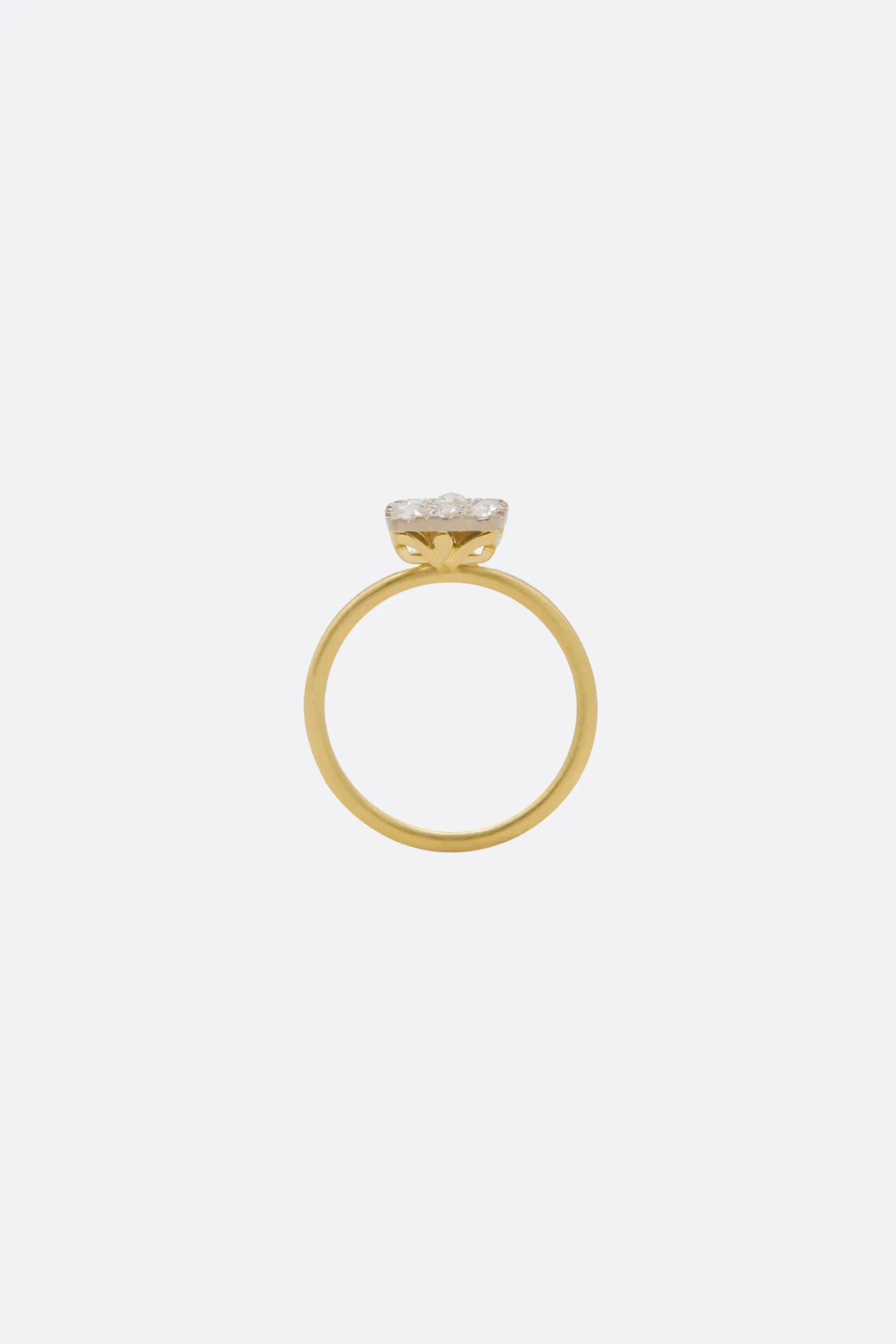 Gioielli>HUM anello Rosecut Diamond Pavé Oro