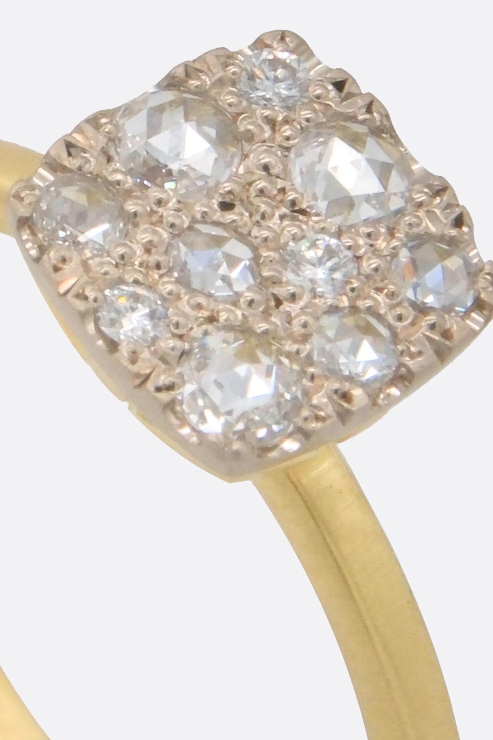 Gioielli>HUM anello Rosecut Diamond Pavé Oro