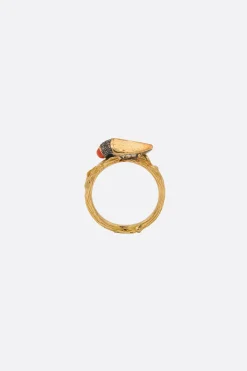 Gioielli>BIBI VAN DER VELDEN anello Rudolf Scarab in 18k Oro