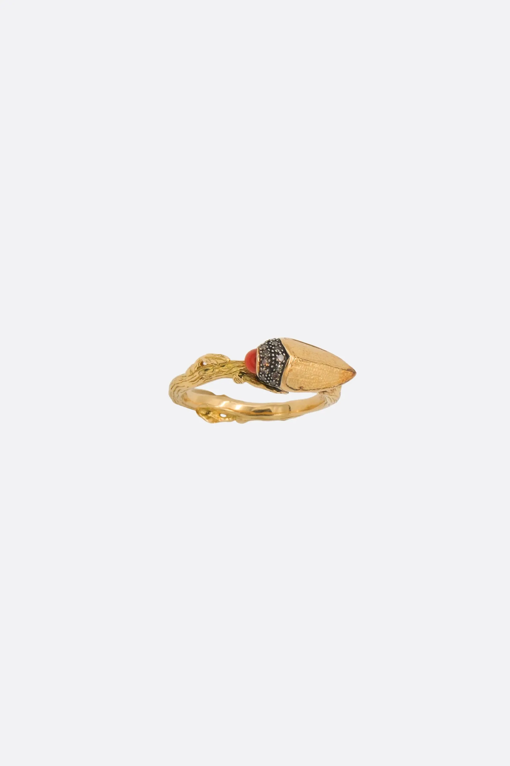 Gioielli>BIBI VAN DER VELDEN anello Rudolf Scarab in 18k Oro