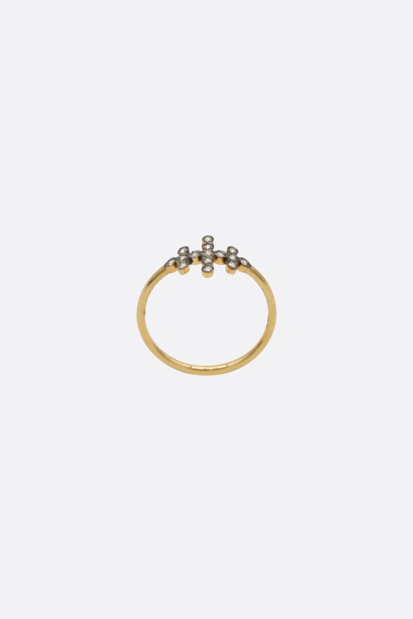 Gioielli>YANNIS SERGAKIS anello Three Lines in 18k Oro