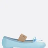 Scarpe Basse>MM6 ballerina Anatomic in raso Blu