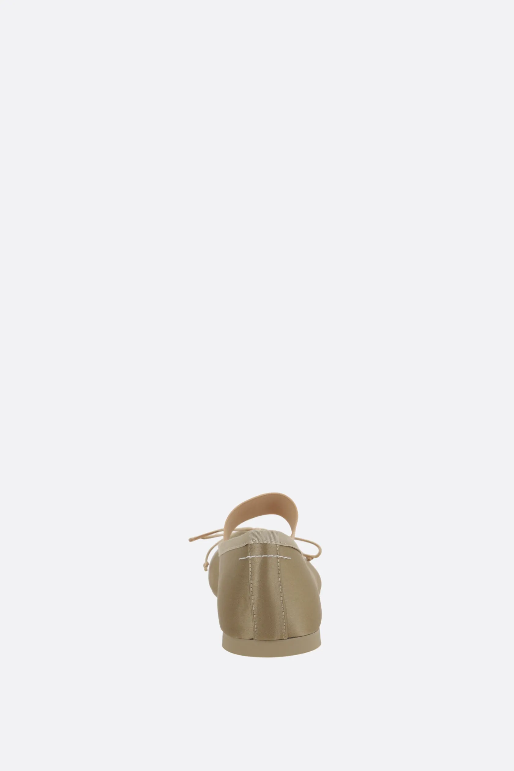 Scarpe Basse>MM6 ballerina Anatomic in raso Neutro