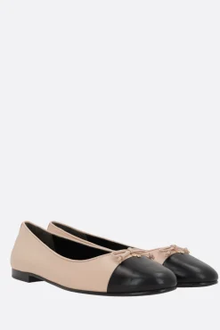 Scarpe Basse>TORY BURCH ballerina in nappa bicolore Rosa