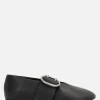 Scarpe Basse>JIL SANDER ballerina in nappa con fibbia Cannolo Nero